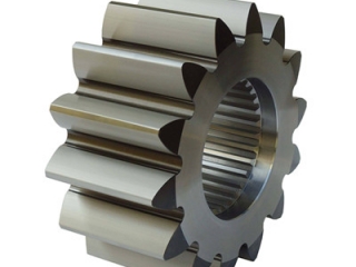 Cylindrical Involute Spline Spur Gear, M 25, Z 22