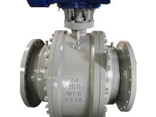 Ball Valve Full Bore Floating Flange Ansi 150# ,RF ,24” Carbon Steel, Gear Box