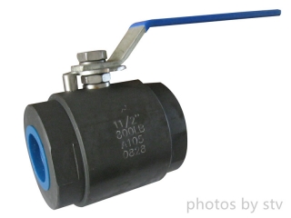 Forged Steel Floating Ball Valve, ASTM A105, NPT, 800LB,Peek Seat