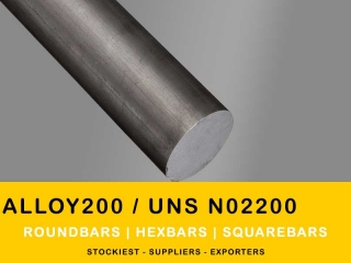 Nickel Alloy200 Round Bar | Stockiest and Supplier